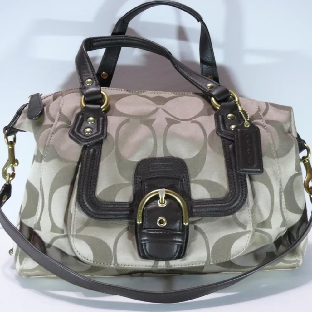 NEW AUTHENTIC COACH SIGNATURE SATCHEL BAG